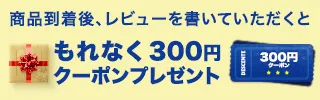 DESCENTEレビュー投稿で300円OFFクーポンGET！